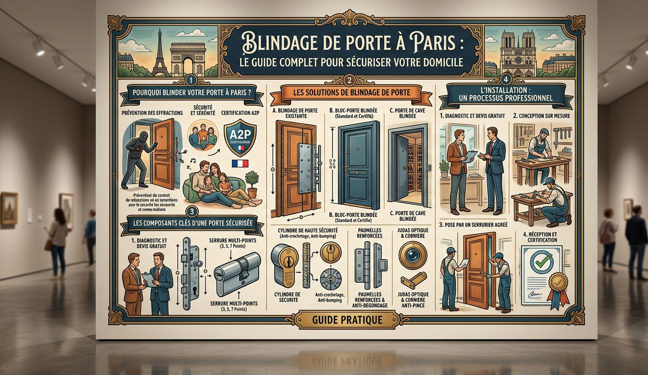 Blindage de porte Paris guide complet