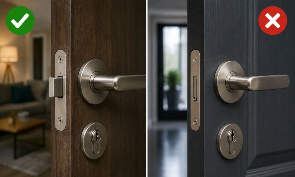 Porte claquée ou porte verrouillée : comment faire la différence en 30 secondes, porte claquée ou verrouillée,