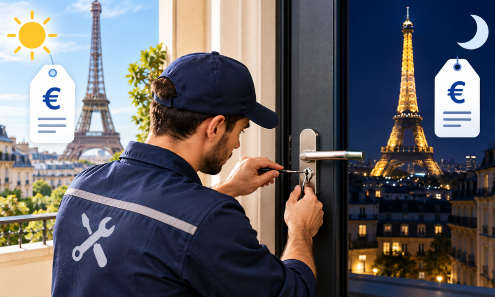prix ouverture de porte paris
