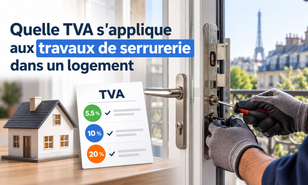 tva travaux serrurerie